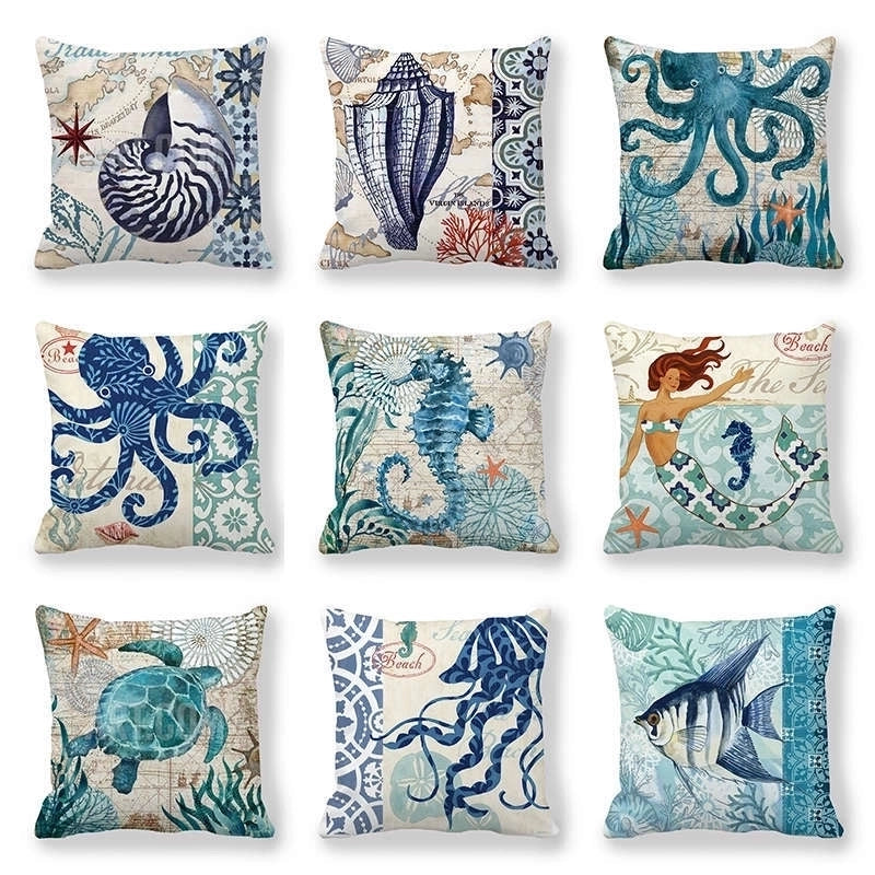 Retro Animal Landscape Fibre Peach Skin Pillow Cases