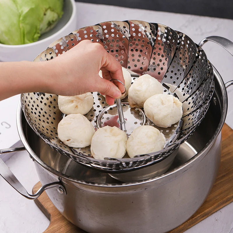 Steam Stainless Steel Food Steamer.