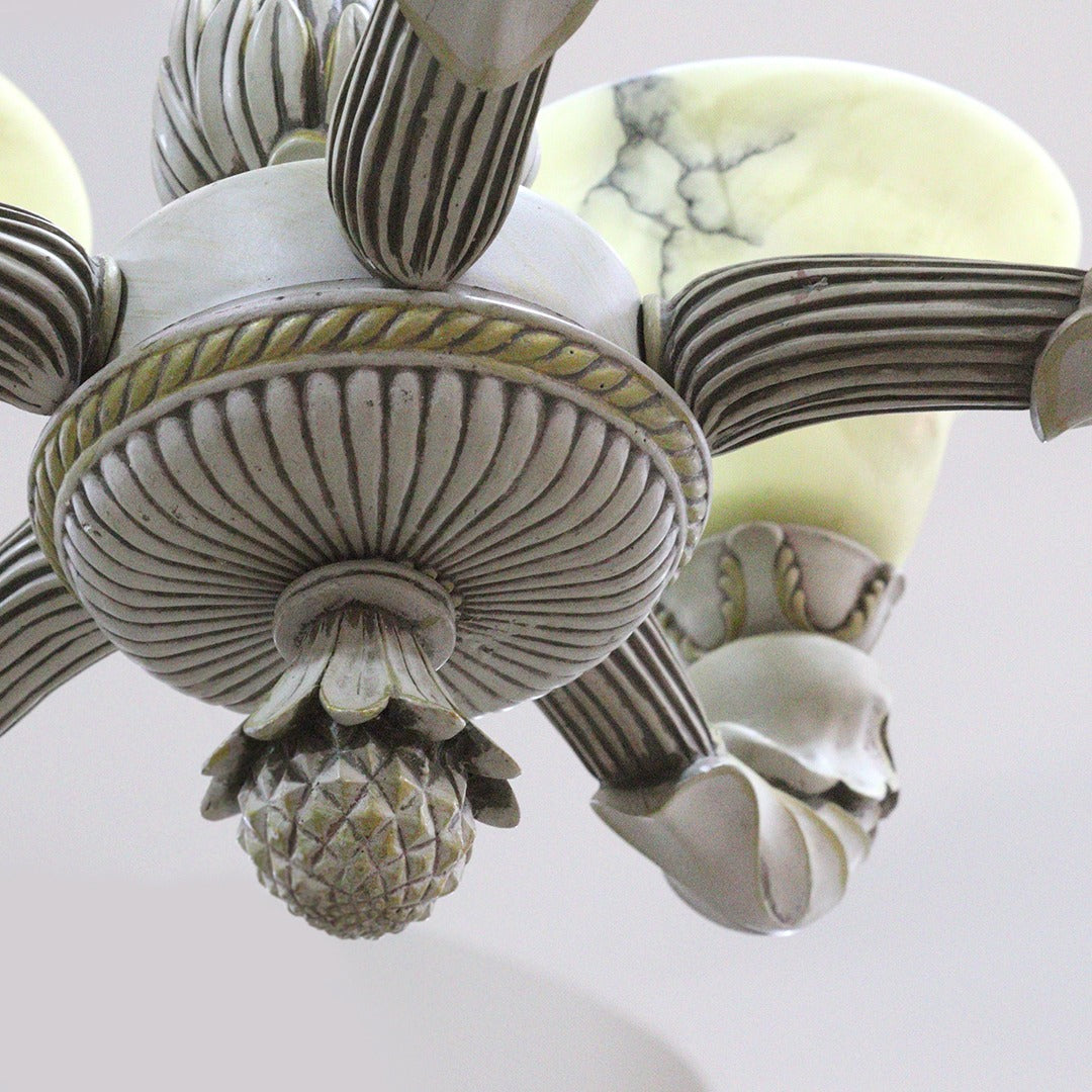 Retro Beige Chandelier