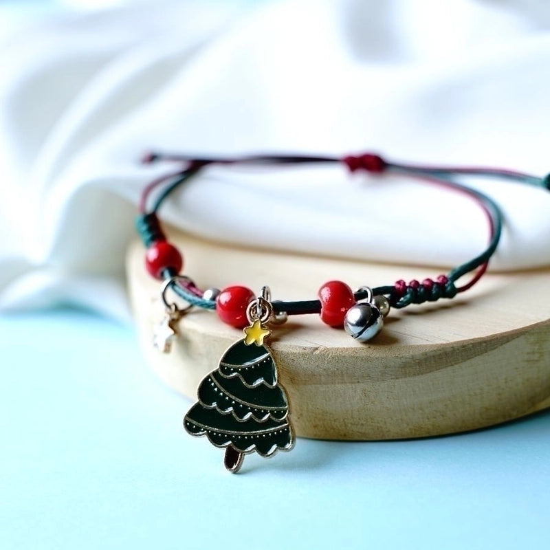 Fashion Santa Claus Snowman Alloy Women's Bracelets 1 Piece