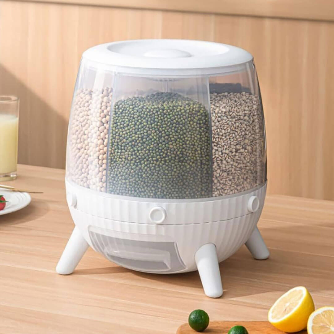 360?° Rotatable 6-in-1 Cereal Dispenser