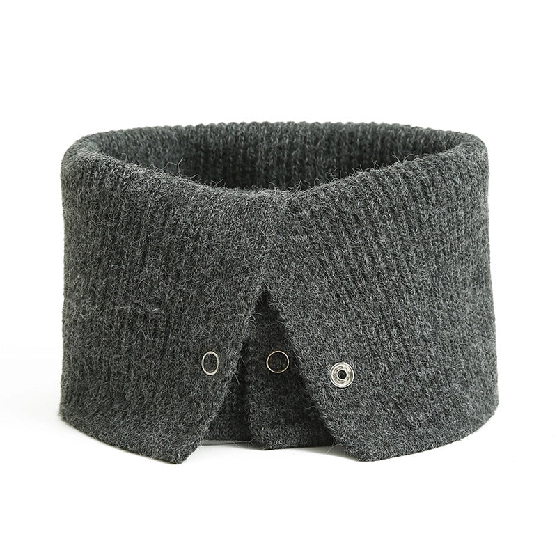 Unisex Minimalist Solid Color Yarn Solid Color Scarf