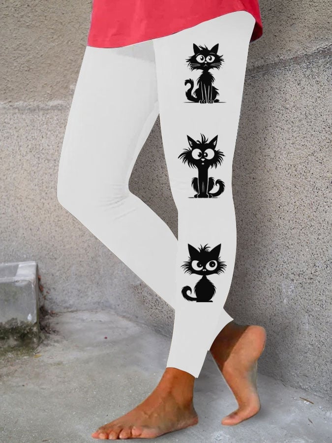 Women's Cute Cats Printed Leggings