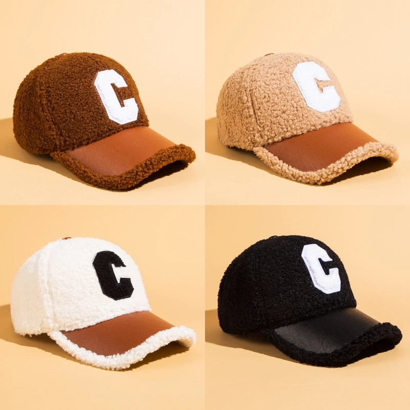 Women's Minimalist Letter Embroidery Curved Eaves Baseball Cap