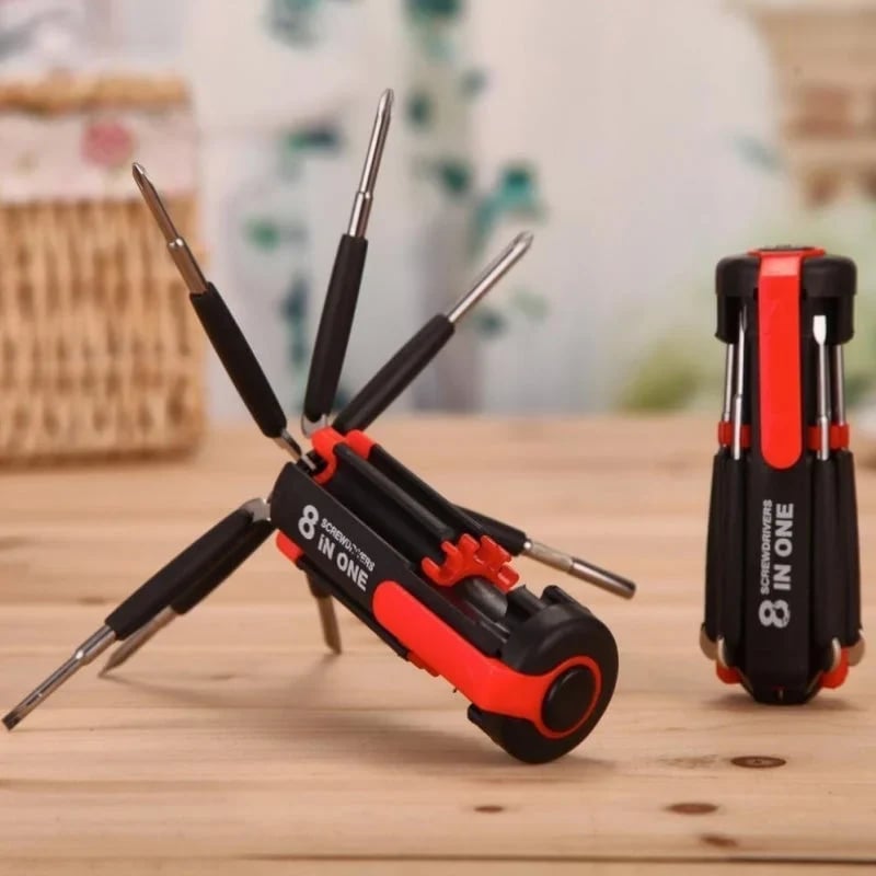 🔥BIG SALE - 49% OFF🔥🔥8 Screwdrivers in 1 Tool with Worklight and Flashlight