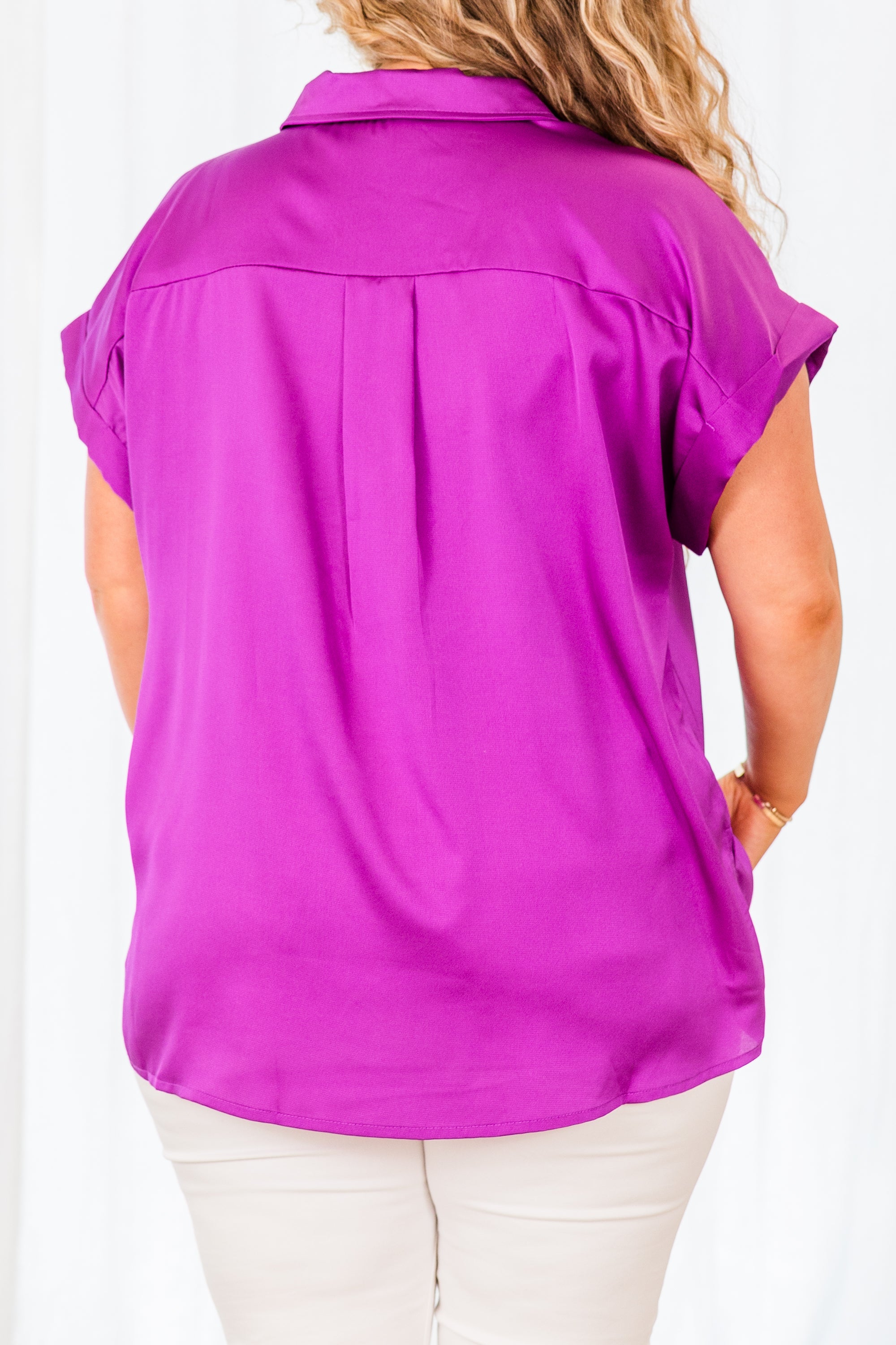 Carnation Kisses Top. Purple