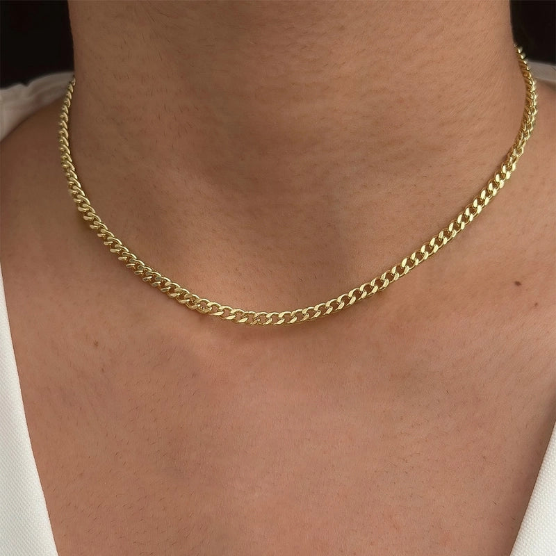 Minimalist Classic Style Solid Color 304 Stainless Steel Stainless Steel Necklaces