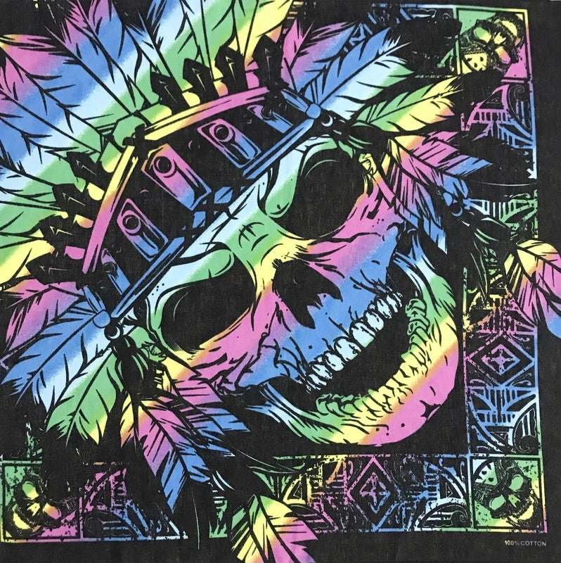 Unisex Hip-Hop Punk Skull Polyester Bandanas
