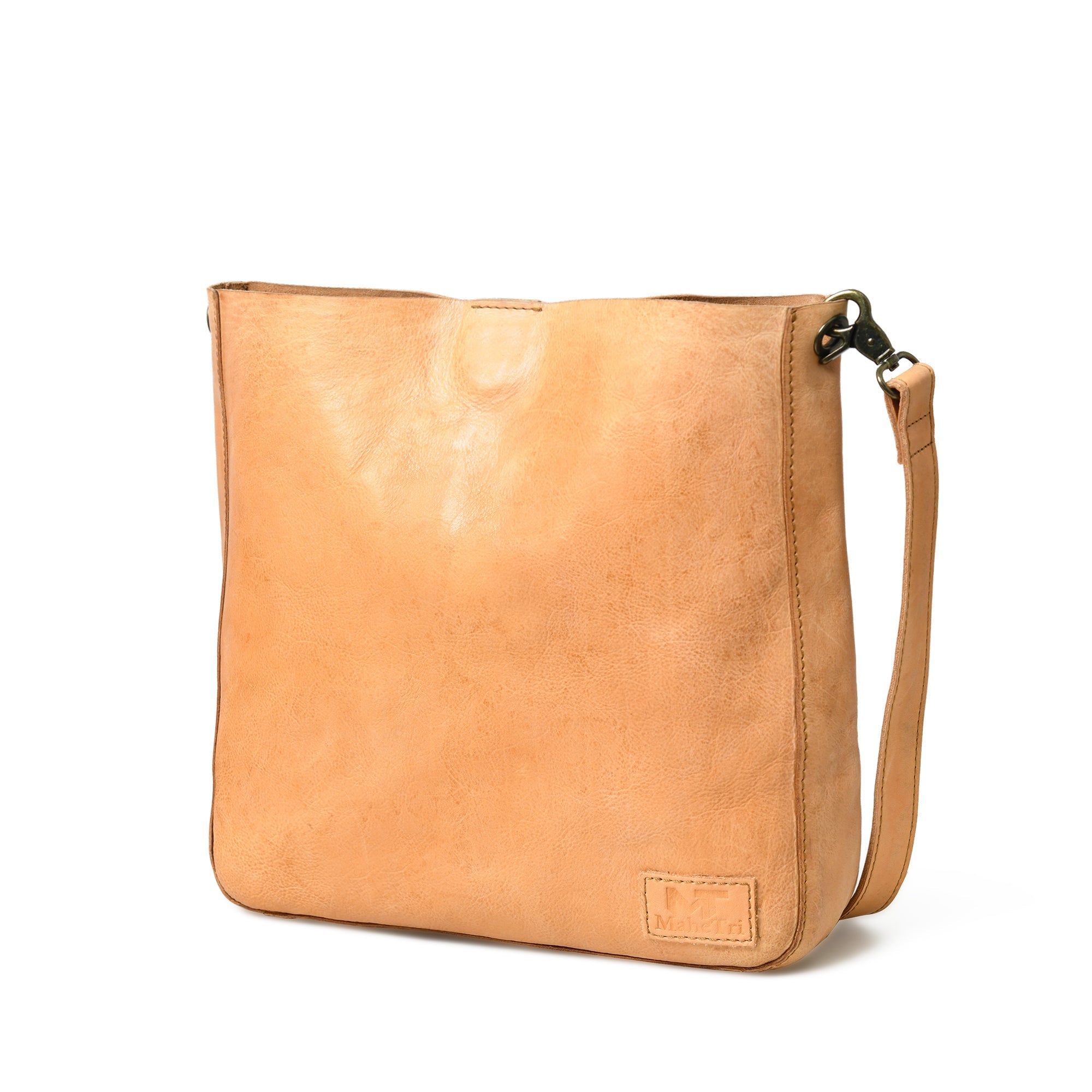 Serenity Everyday Crossbody Sling. Tan