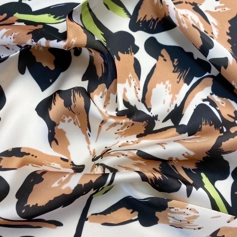 Women's Sweet Flower South  Satin Silk Scarves