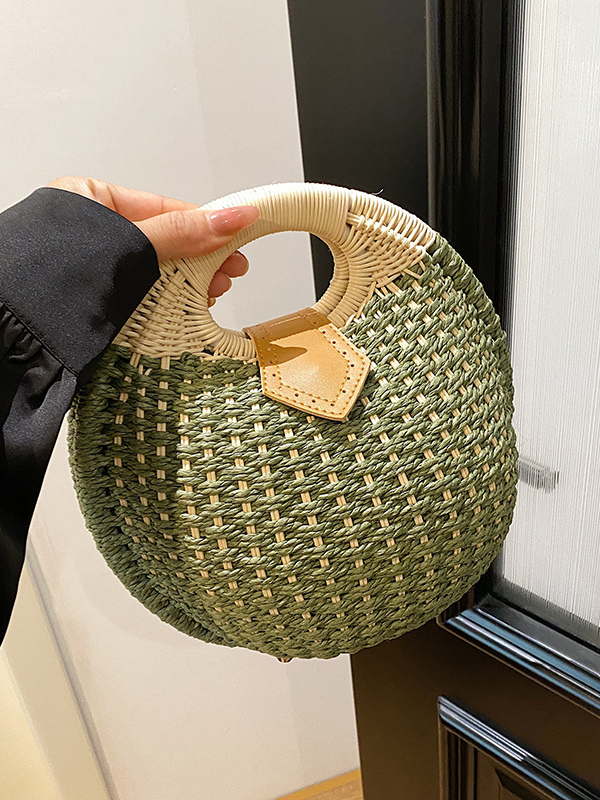 Geometric Woven Handbags