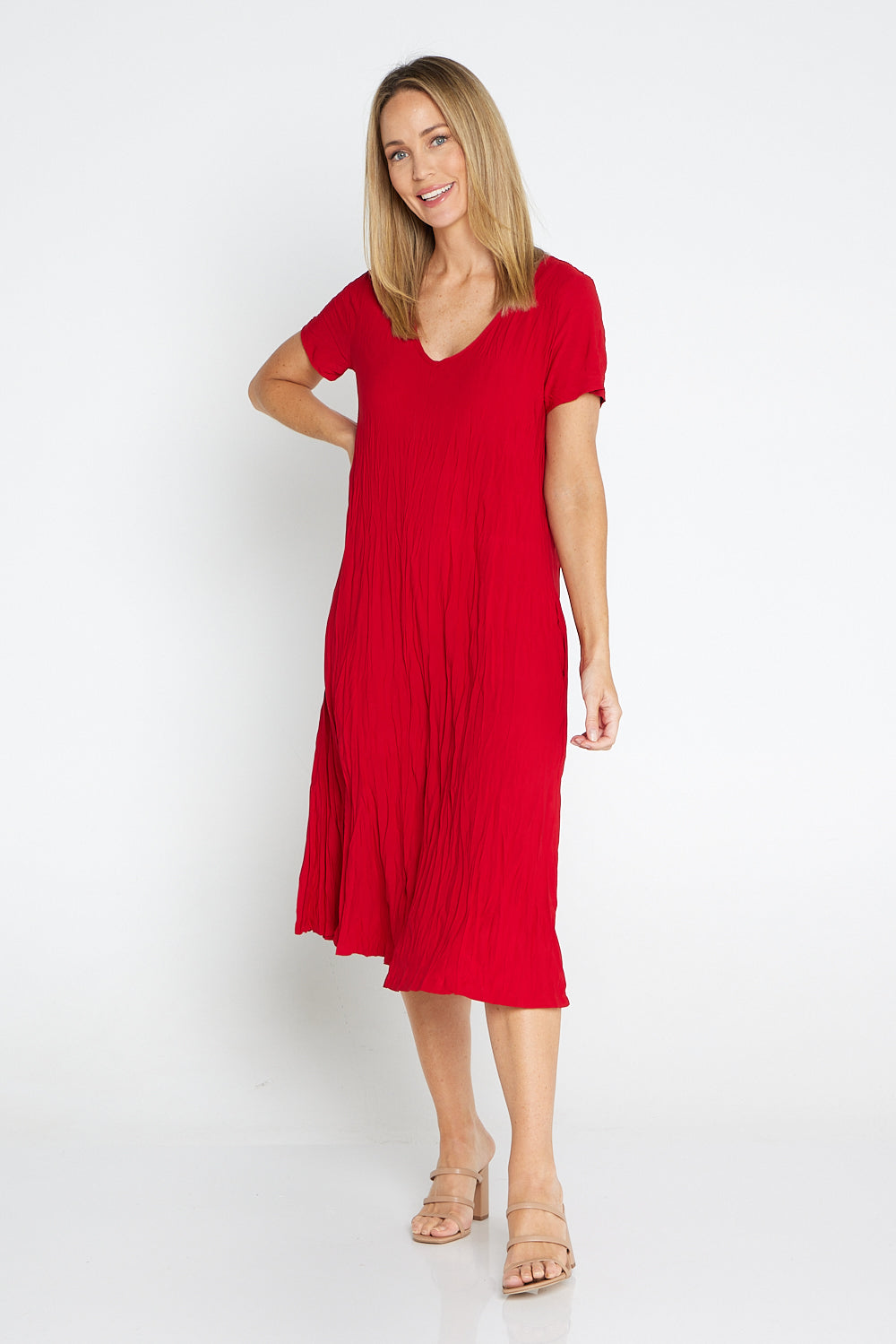 Stella Dress - Red