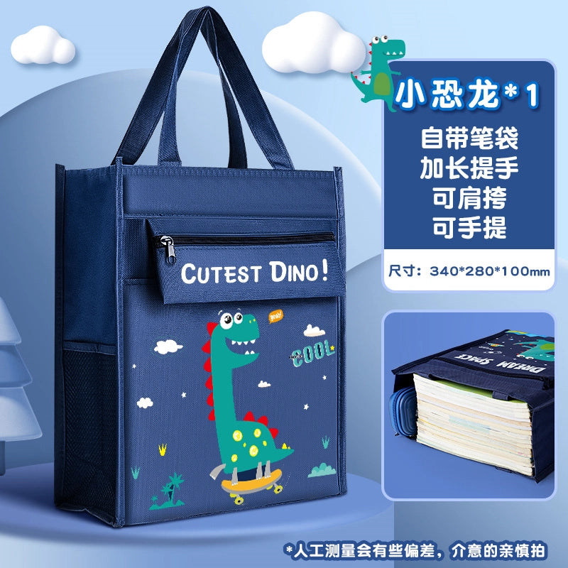 Unisex Cute Cartoon Oxford Cloth Waterproof Shopping Bags