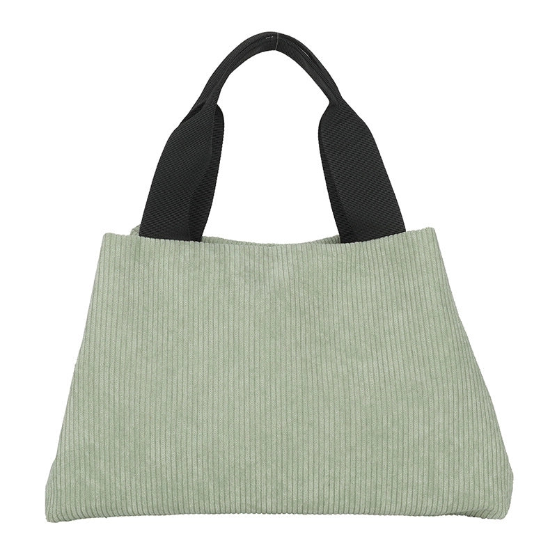 Women's Medium Summer Corduroy Classic Style Shoulder Bag