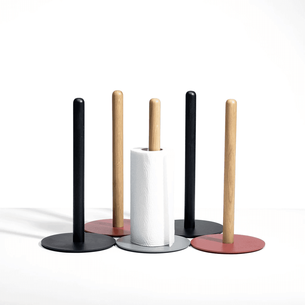 Cora Paper Towel Holder - Brick Red