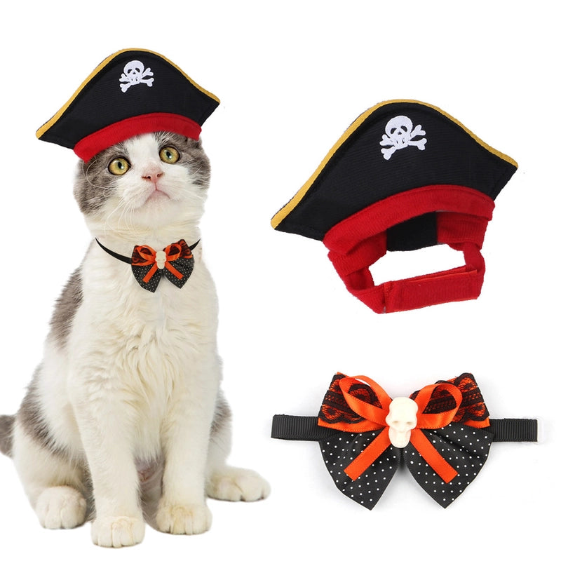 Halloween Pet Atmosphere Clothing Accessories Set Halloween Cat Dress Up Pet Suit Dress Up
