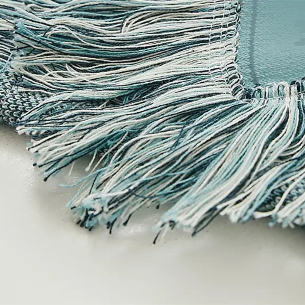 Geometric Knit Blanket