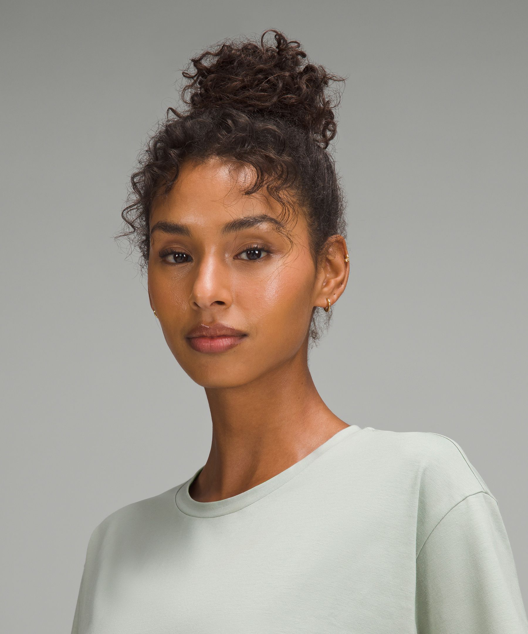 Twist-Front Oversized T-Shirt