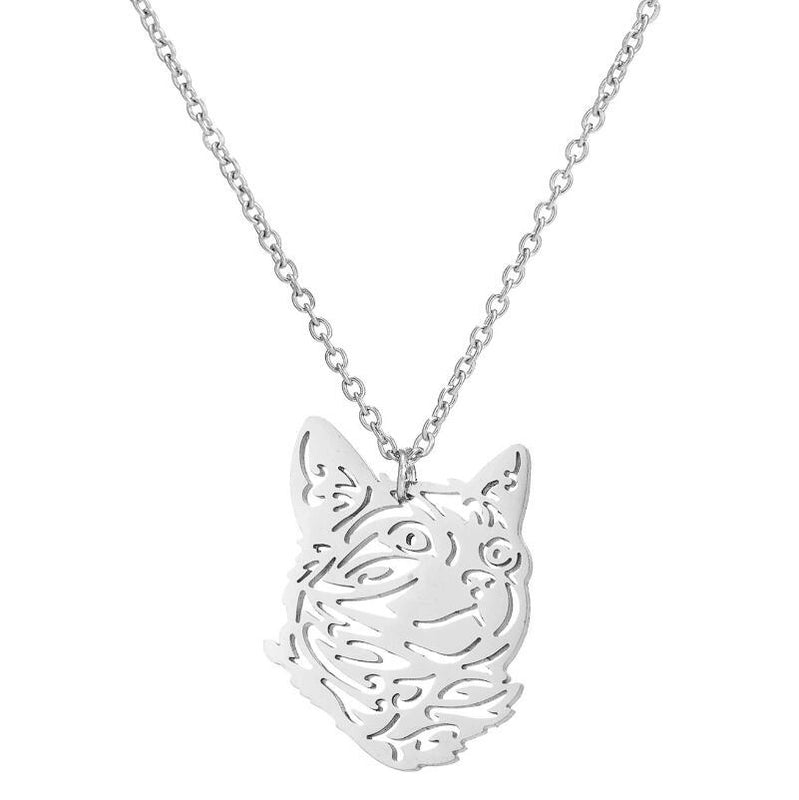 Minimalist Animal 201 Stainless Steel 18K Gold Plated Plating Stainless Steel Necklaces