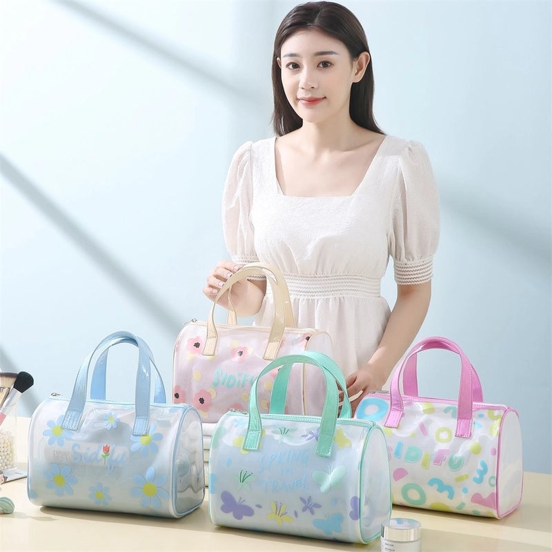 Letter Flower Butterfly PVC Storage Bag