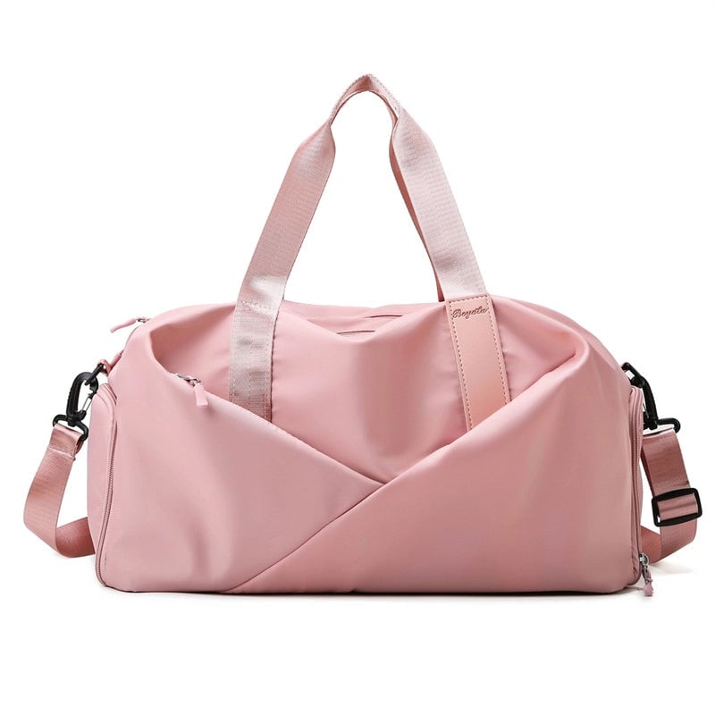 New Fashion Fitness Travel Bag Portable Shoulder Large Capacity Oxford Cloth Dry And Wet Separate Sports Bag Independent Shoe Bin