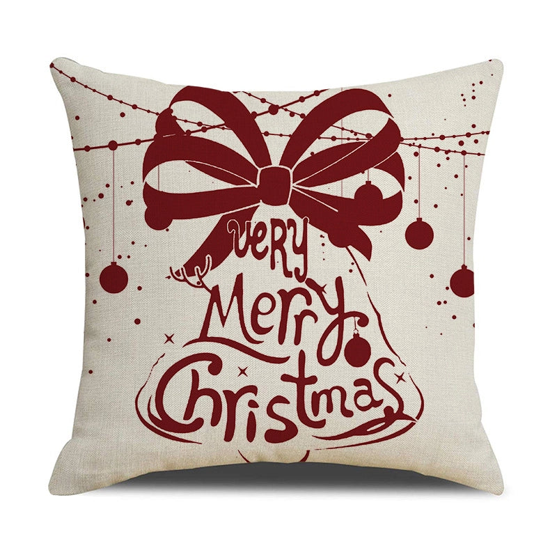 Fashion Letter Elk Polyester Pillow Cases