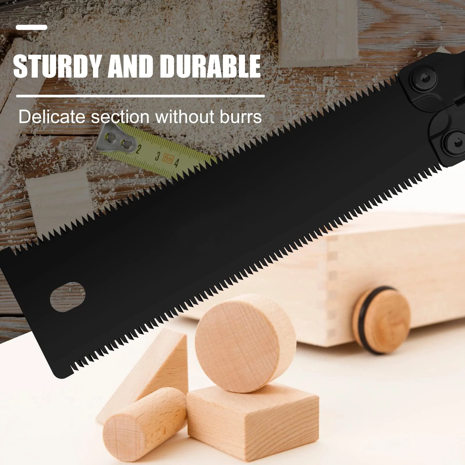 Portable foldable double-sided saw