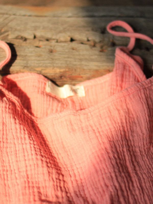 Vintage Solid Color Spaghetti-Neck Loose Sleeveless Mini Dress