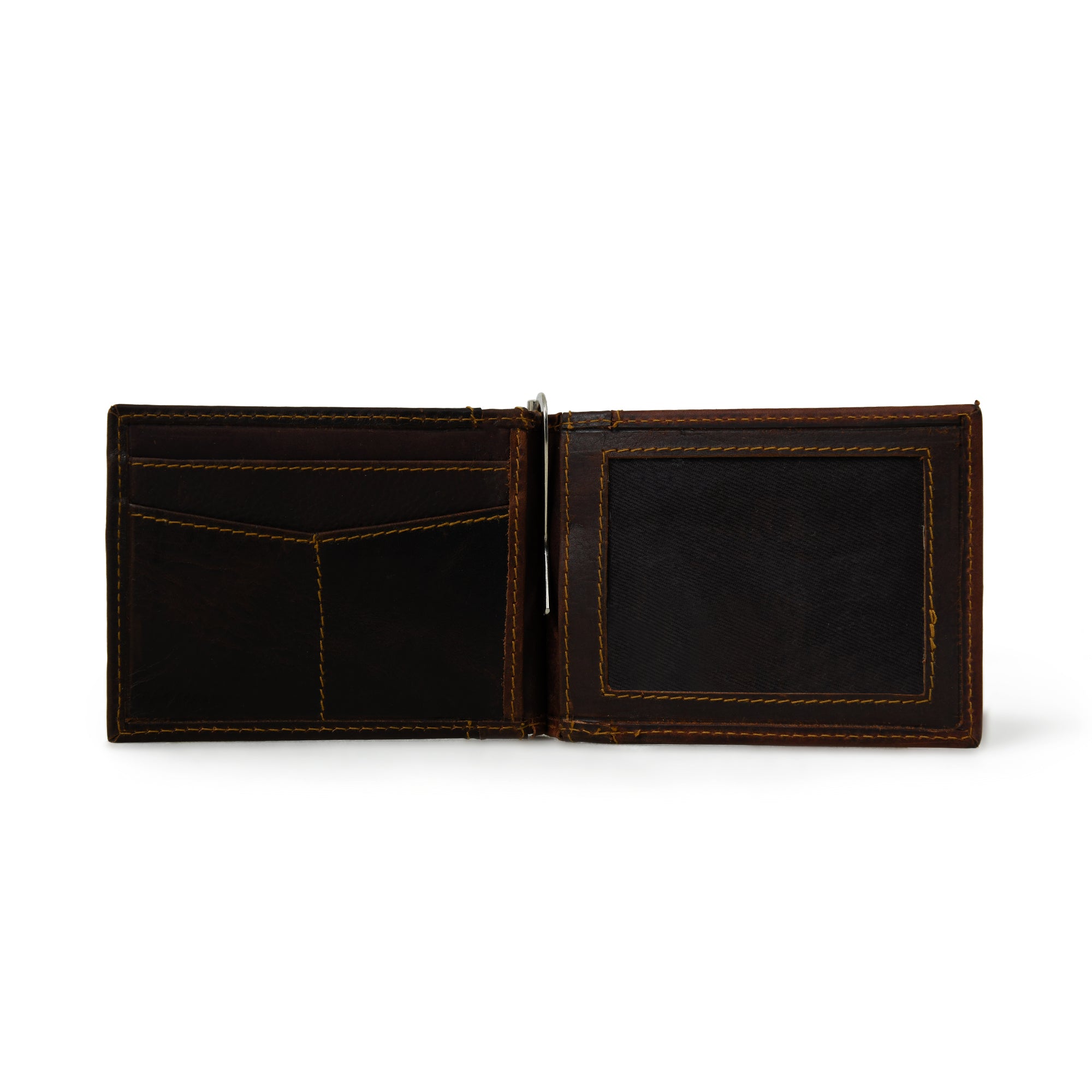 Money Clipper- Walnut Brown
