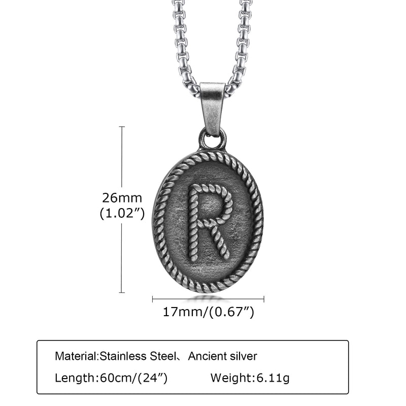 304 Stainless Steel Vintage Style Minimalist Classic Style Plating Letter