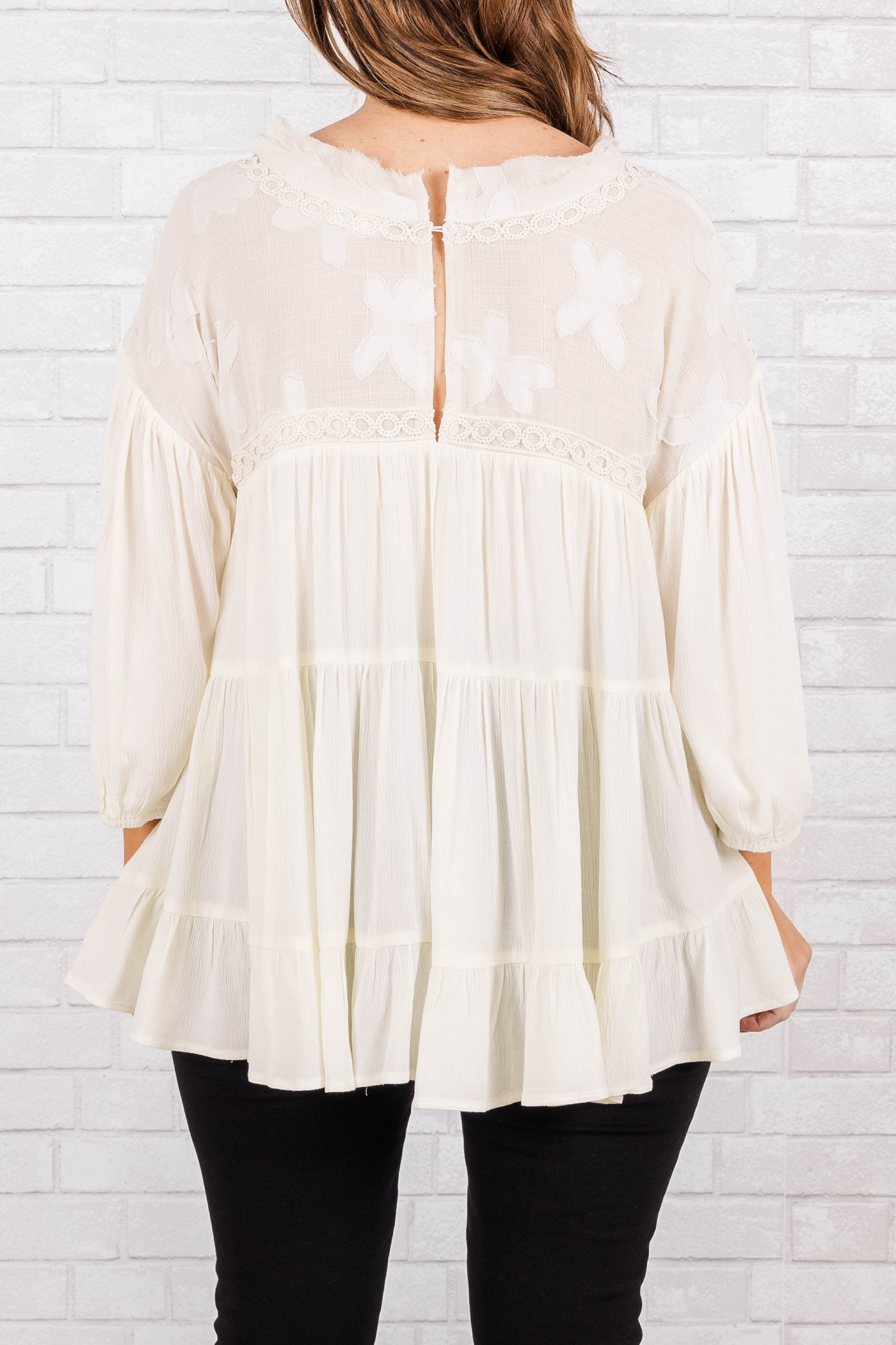 Pretty Soul Top. Cream