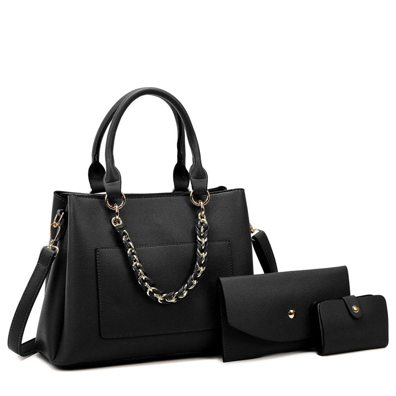 Women's Medium Pu Leather Fashion Bag Sets