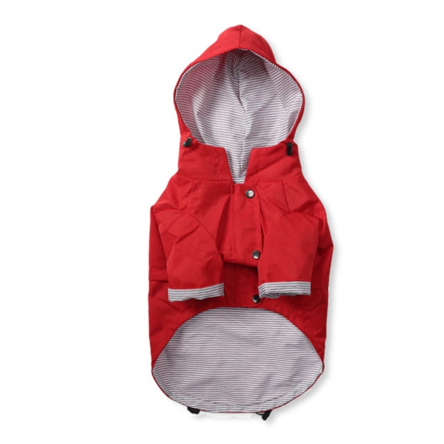 Waterproof Dog Windbreaker Jacket Raincoat