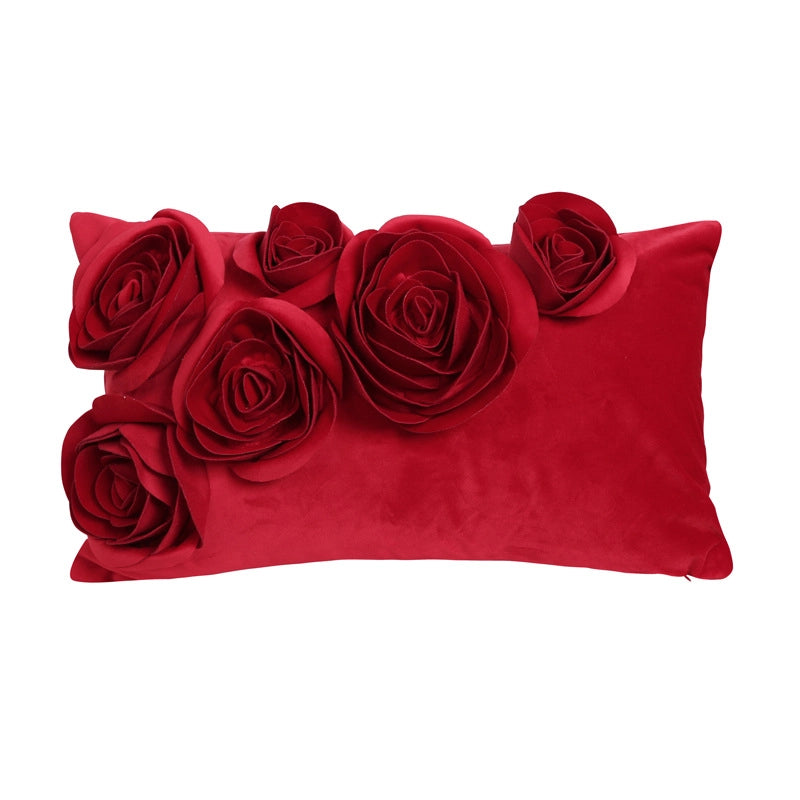 Casual Elegant Lady Heart Shape Solid Color Polyester Pillow Cases Couch & Sofa Decor
