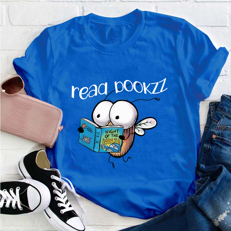 Read Bookzzz Teacher T-Shirt