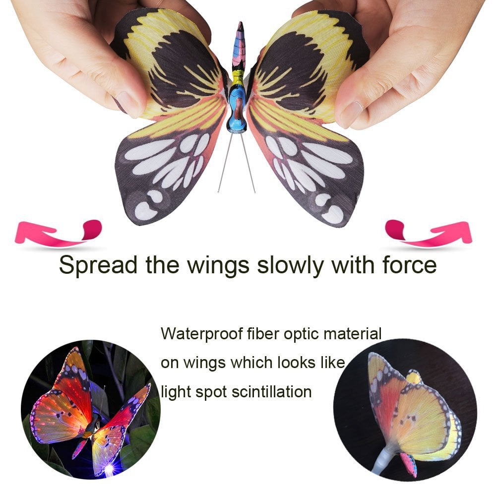 HOT SALE 49%OFF 🔥Outdoor Solar Garden Butterfly Lights Decor