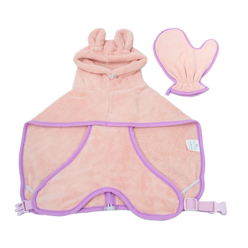 Pet It Cute Selling Cute Dog Bathrobe Small Dog Coral Fleece Warm Pet Clothes Winter New