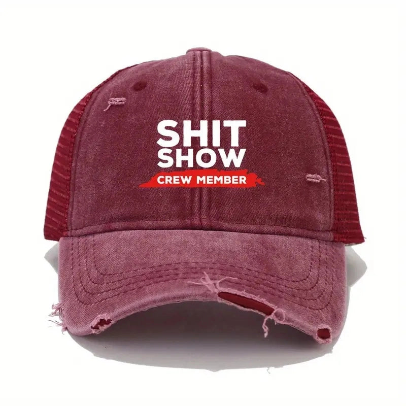 Unisex Casual Preppy Style Minimalist Letter Printing Wide Eaves Baseball Cap