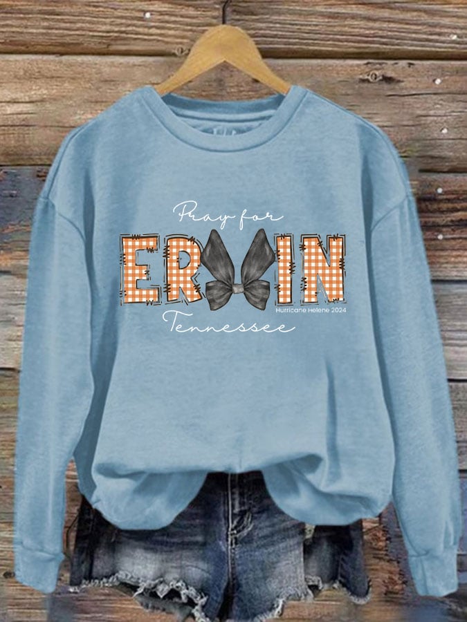 Women's Nortr Carolina Strong Print Casual Sweatshirt