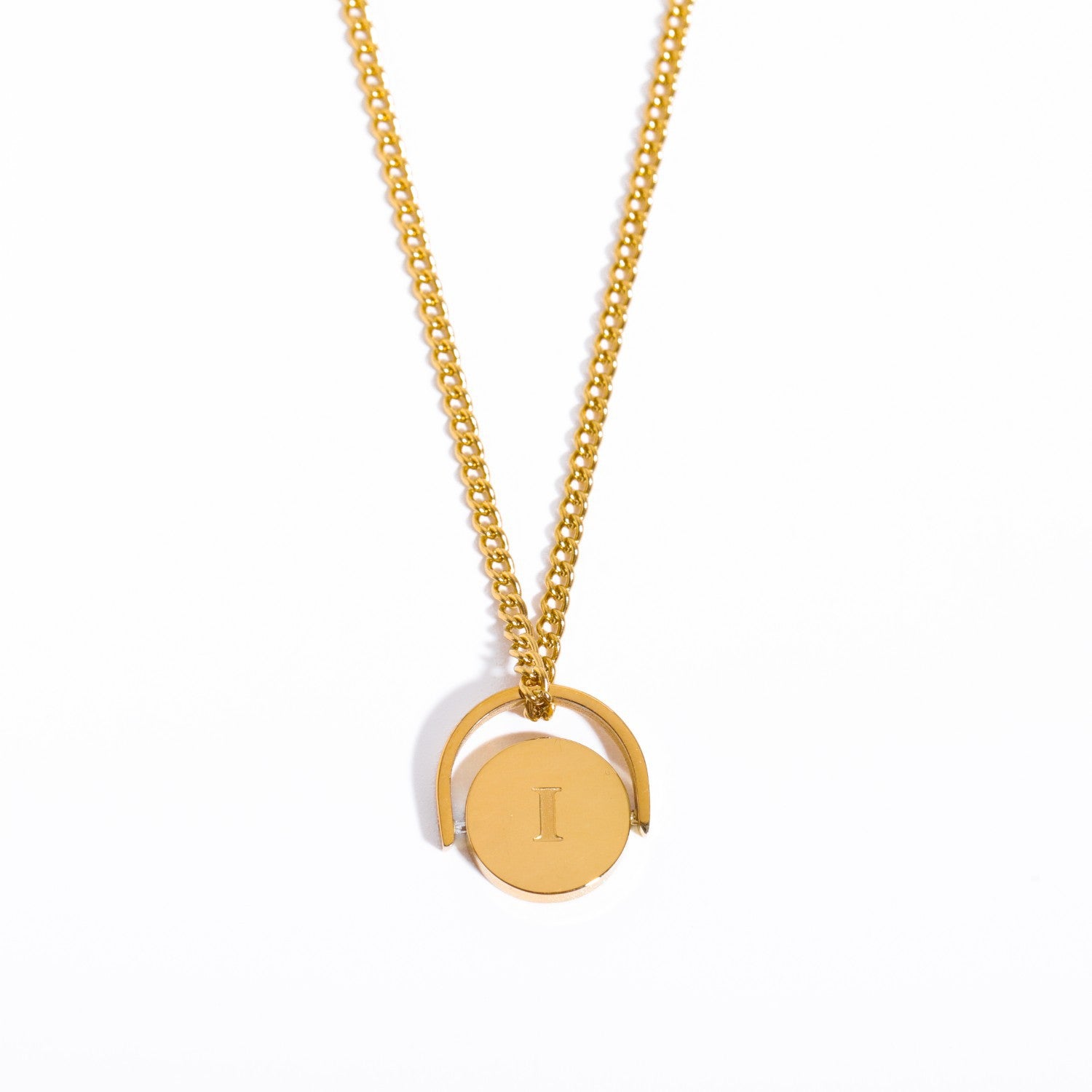 Letter Text Number Titanium Steel Oil Dripping Necklaces