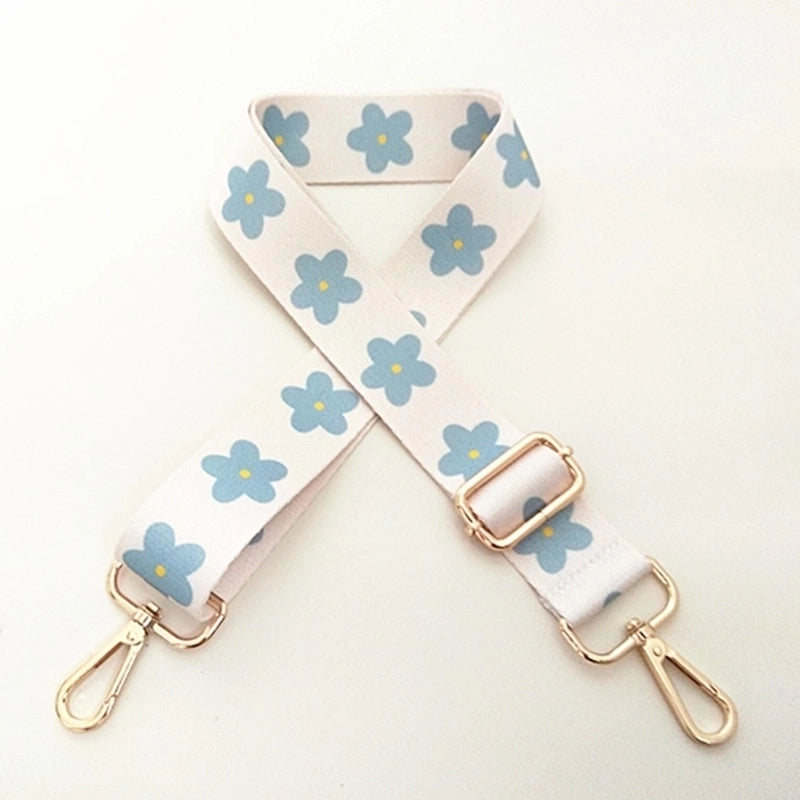 New Color Flower Long Shoulder Strap Bag Accessories Adjustable Bag Strap