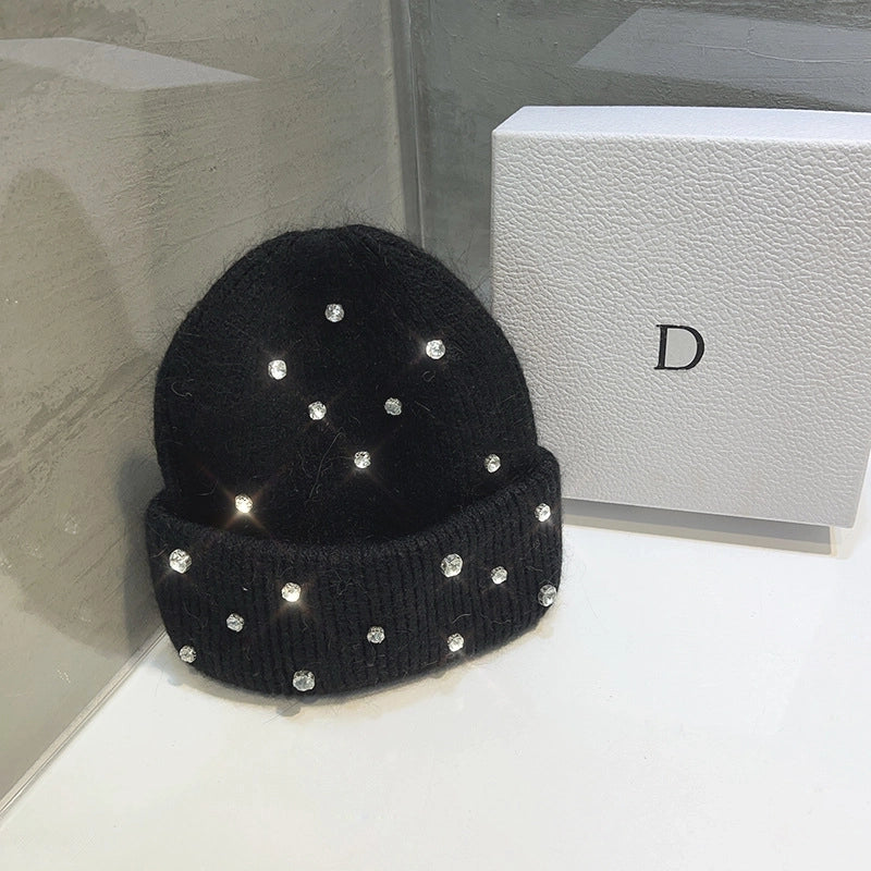 Women's Modern Style Classic Style Solid Color Eaveless Wool Cap