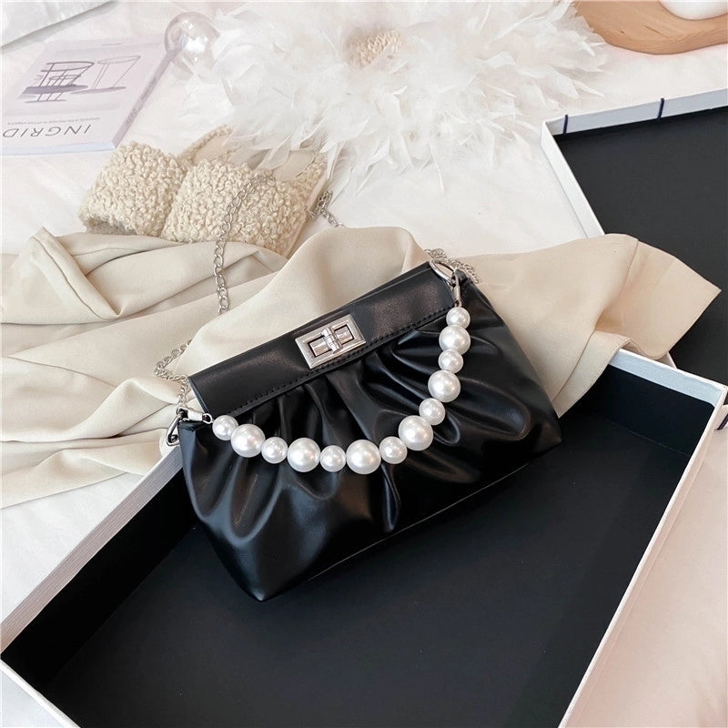 Medium Pu Leather Underarm Bag Shoulder Bag
