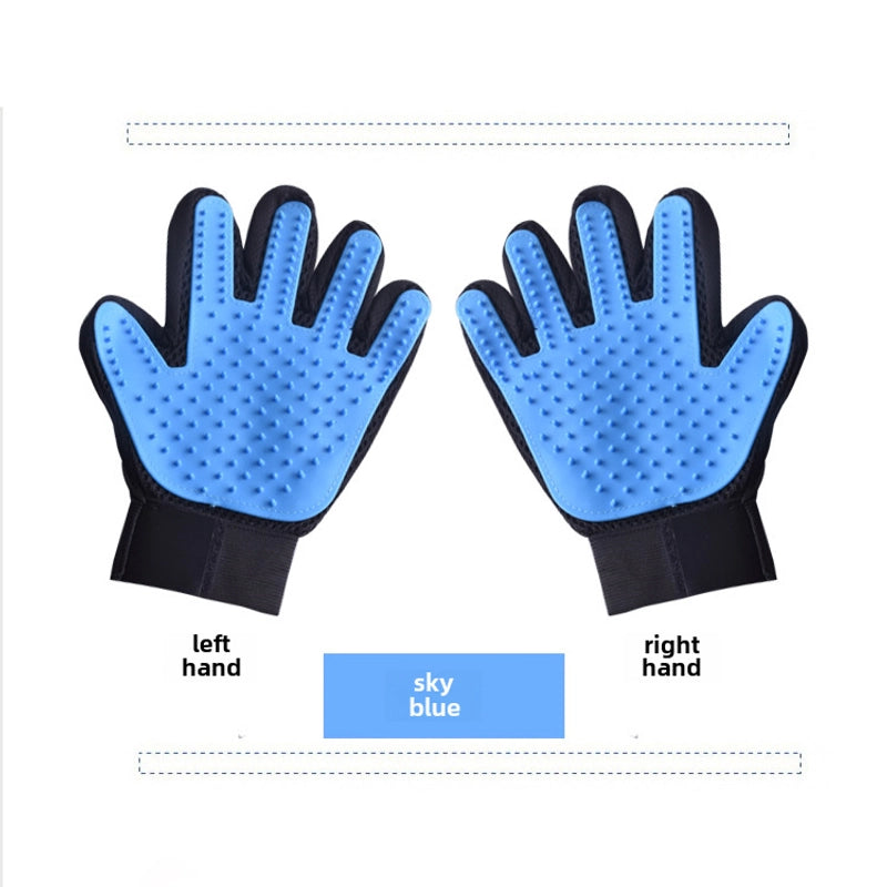 Xinle 180 Needle Pet Gloves Bathing Massage Cleaning Cats And Dogs Supplies Hair Removal Brush Cats And Gloves
