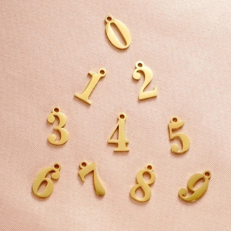 Stainless Steel 18K Gold Plated Minimalist Plating Number None