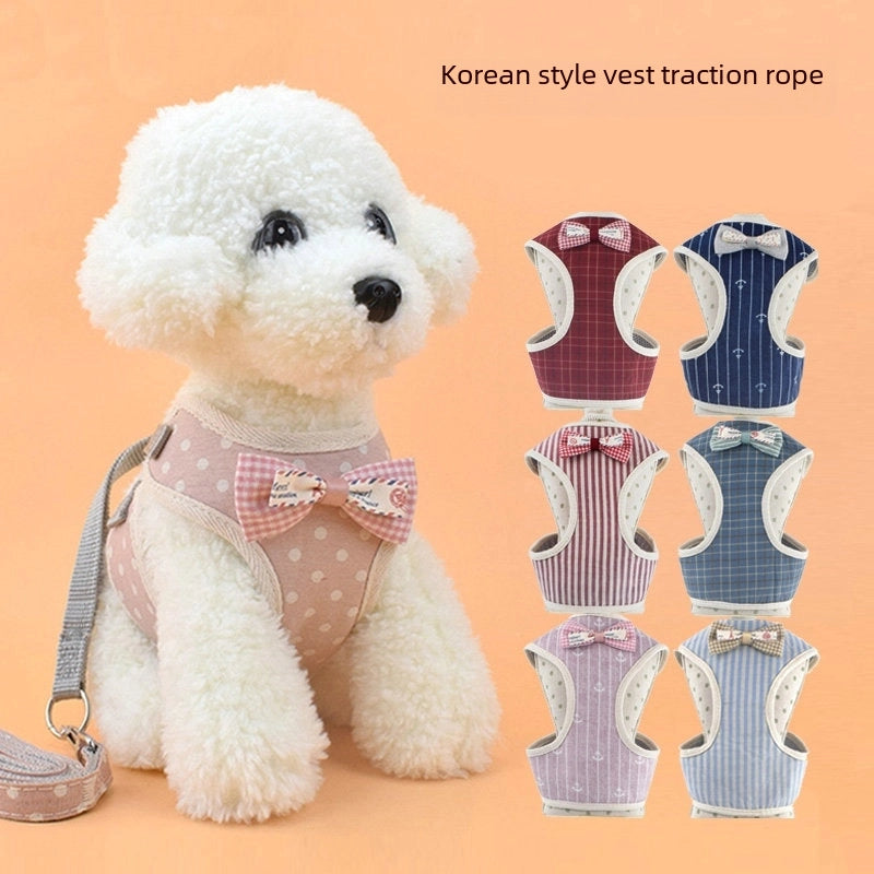 Dog Chest Strap Cat Leash Pet Vest Leash Small Dog Pet Chest Strap Supplies Manufacturers