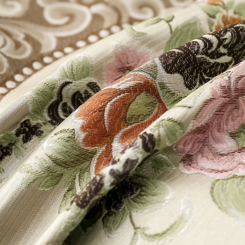 Elegant Classical Flower Polyester Throw Pillow Pillow Cases