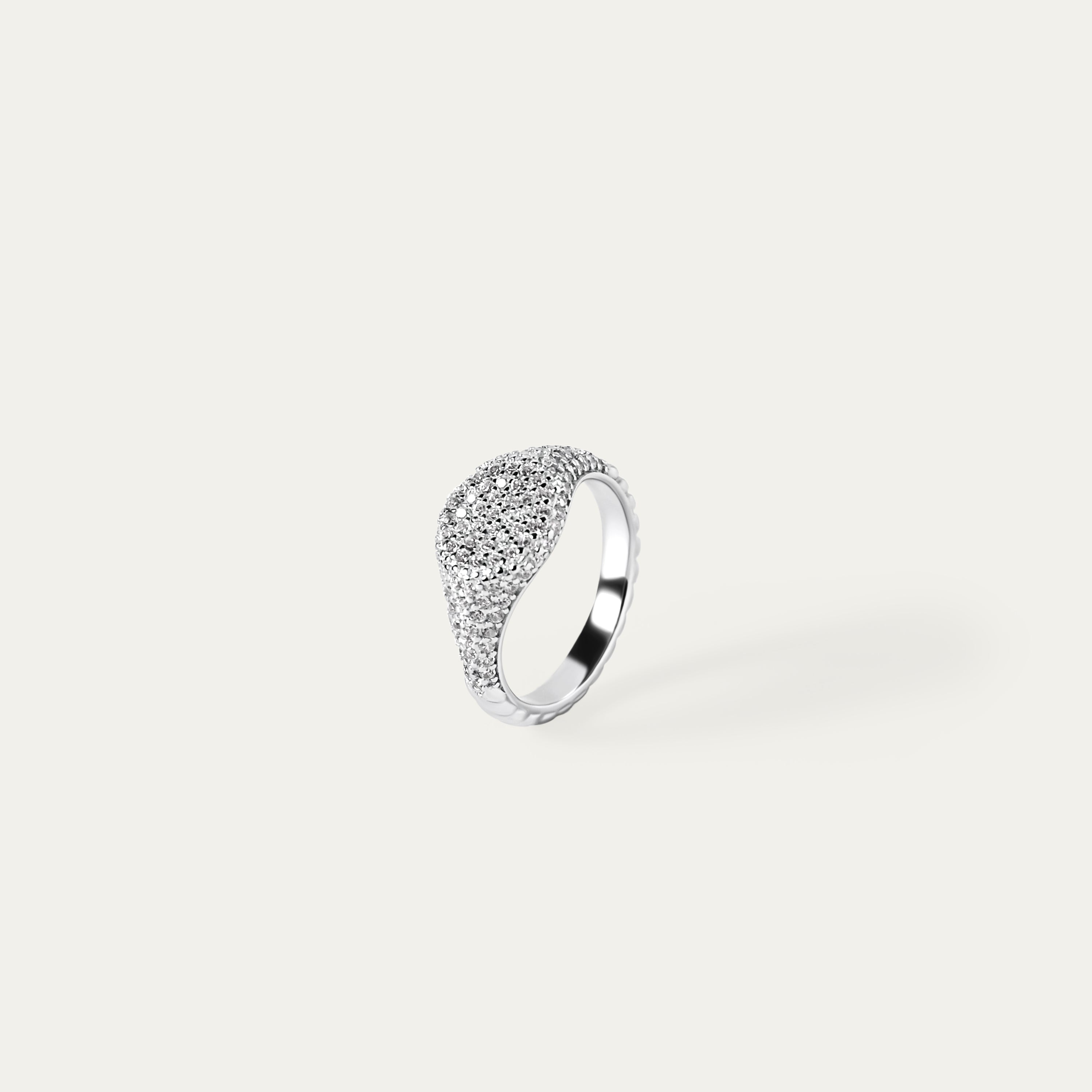 Urma Teeny-Tiny CZ Ring (925 Sterling Silver. Size 5)