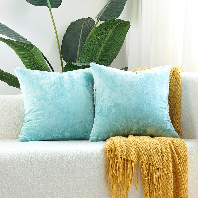 Casual Solid Color Polyester Pillow Cases