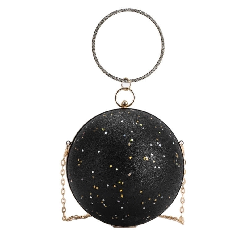 Special Material Solid Color Round Evening Bags
